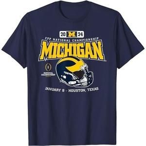 Michigan Wolverines 2024 Cfp National Championship Blitz T-Shirt